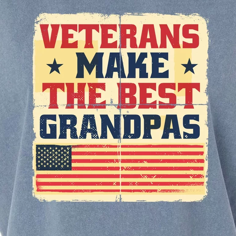 Veterans Make The Best Grandpas USA Garment-Dyed Women's Muscle Tee