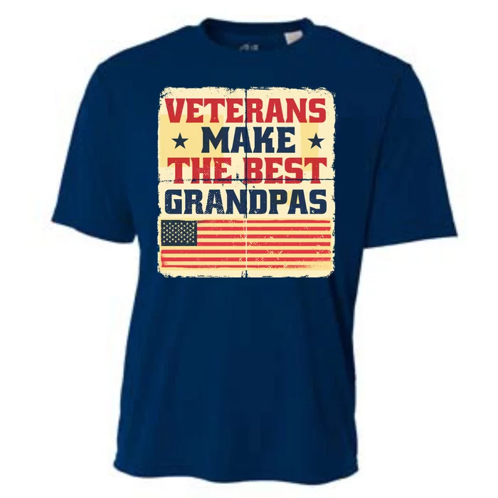 Veterans Make The Best Grandpas USA Cooling Performance Crew T-Shirt