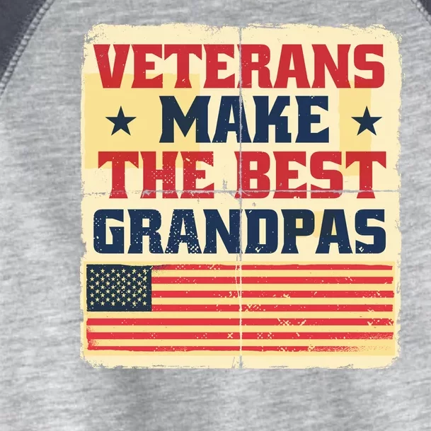 Veterans Make The Best Grandpas USA Toddler Fine Jersey T-Shirt