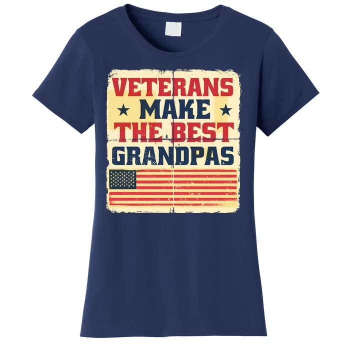 Veterans Make The Best Grandpas USA Women's T-Shirt