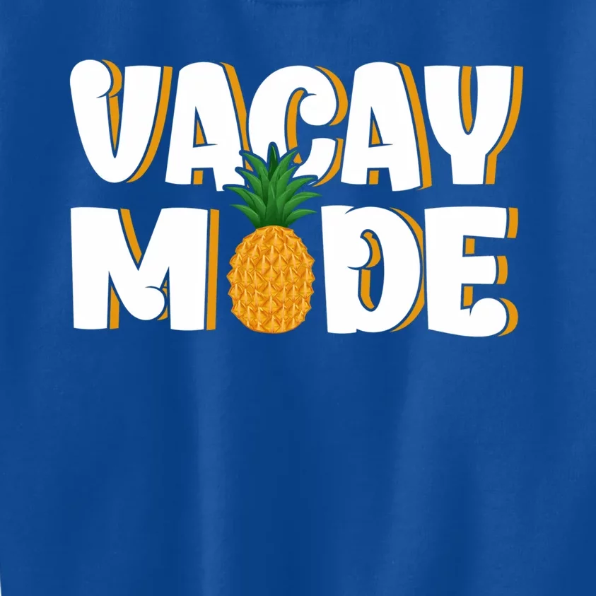 Vacation Mode Tropical Vacation Vacay Mode Beach Vacation Cute Gift Kids Sweatshirt