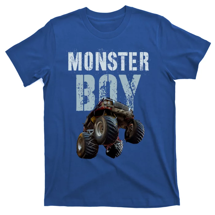 Vintage Monster Truck Family Mom Dad Son Squad Gift T-Shirt