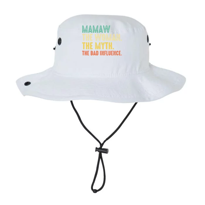 Vintage Mamaw The Woman The Myth Family Matching Legacy Cool Fit Booney Bucket Hat