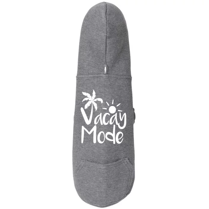 Vacay Mode Tropical Vacation Doggie 3-End Fleece Hoodie