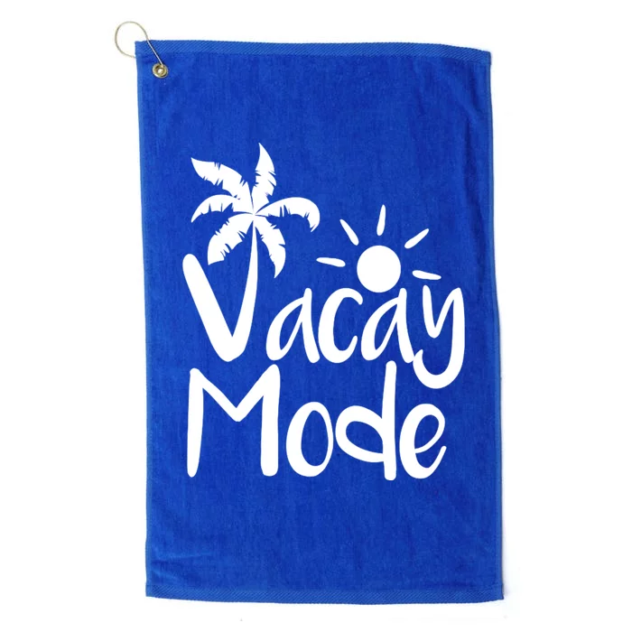 Vacay Mode Tropical Vacation Platinum Collection Golf Towel