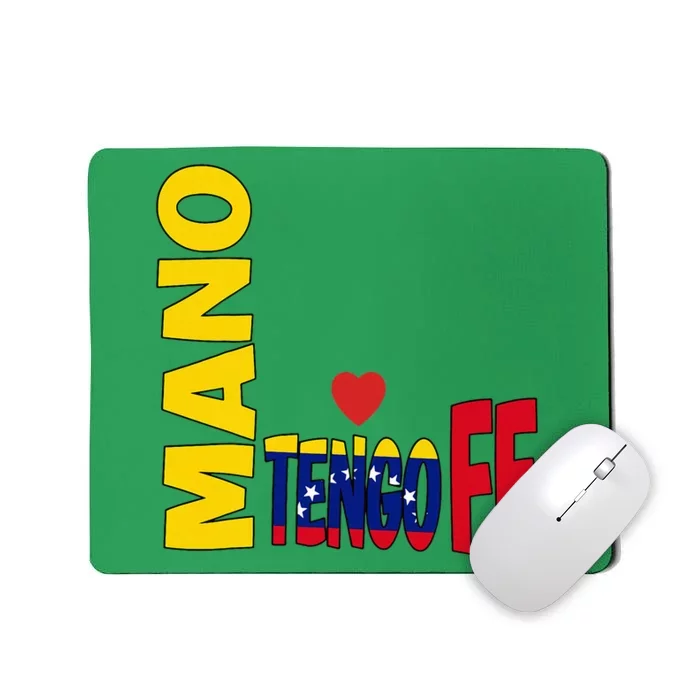 Venezuela Mano Tengo Fe Vinotinto Mousepad