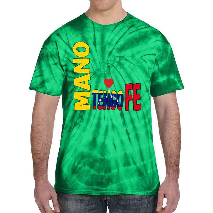 Venezuela Mano Tengo Fe Vinotinto Tie-Dye T-Shirt