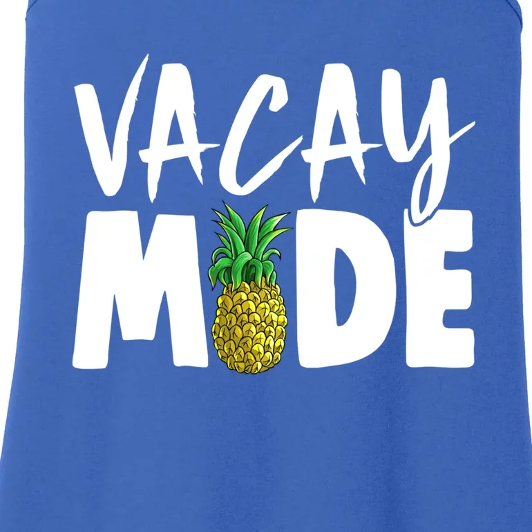 Vacay Mode Tropical Summer Vibes Fruit Gift Ladies Essential Tank