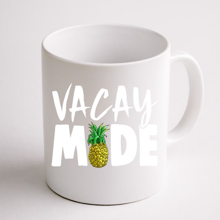 Vacay Mode Tropical Summer Vibes Fruit Gift Front & Back Coffee Mug