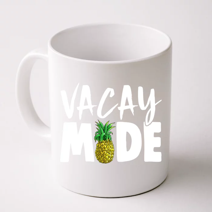 Vacay Mode Tropical Summer Vibes Fruit Gift Front & Back Coffee Mug