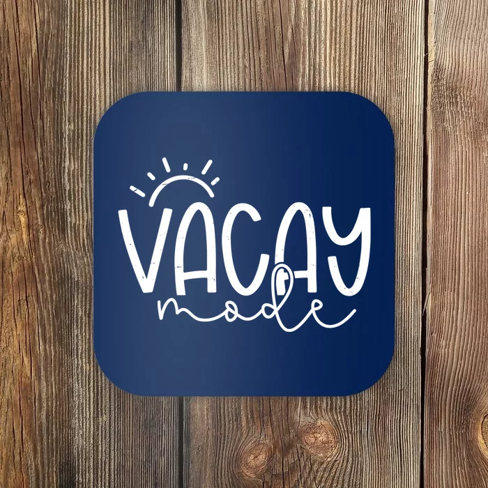 Vacay Mode Tropical Vacation Coaster