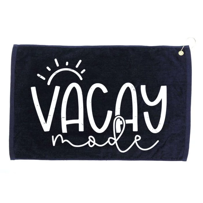 Vacay Mode Tropical Vacation Grommeted Golf Towel