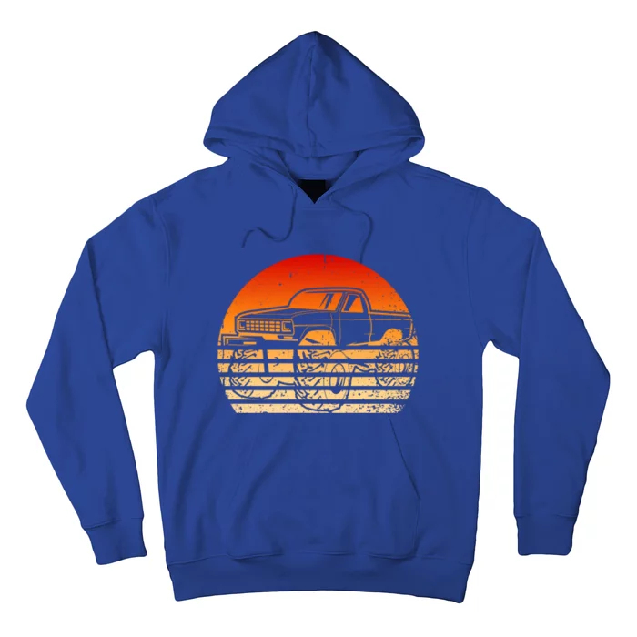 Vintage Monster Truck Retro Driver Offroad Vehicles Mechanic Gift Hoodie