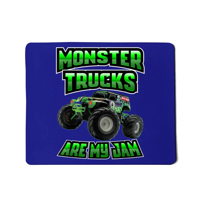 Vintage Monster Truck Are My Jam Truck Birthday Funny Gift Mousepad