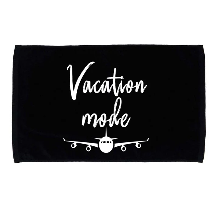 Vacation Mode Traveling Travel Adventure Cute Gift Microfiber Hand Towel