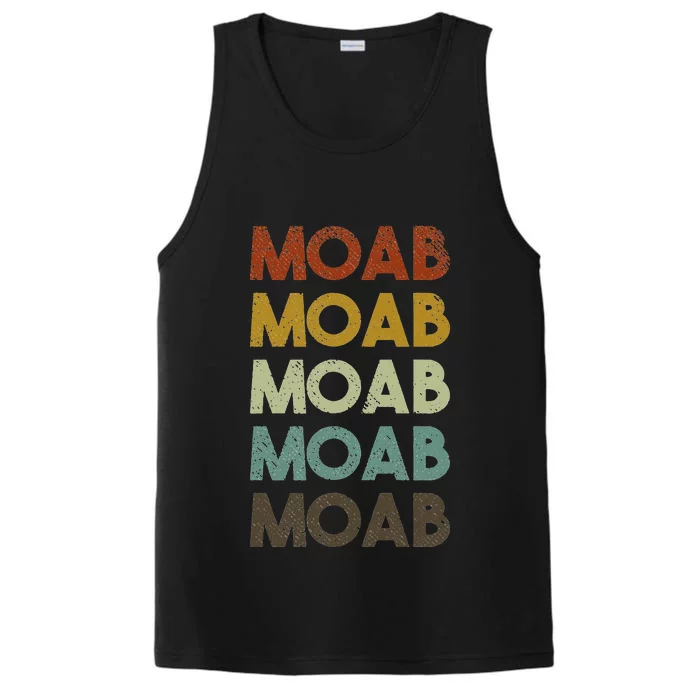 Vintage Moab Utah Retro 80s Style Performance Tank