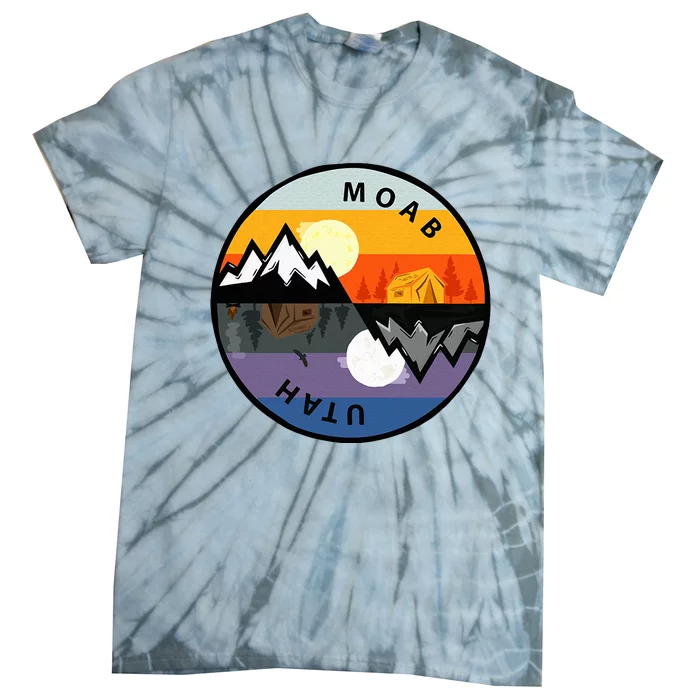 Vintage Moab Utah Retro Souvenir Tie-Dye T-Shirt