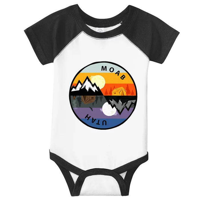 Vintage Moab Utah Retro Souvenir Infant Baby Jersey Bodysuit