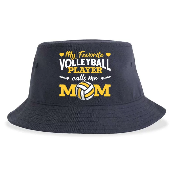 Volleyball Moms Volleyball Mom Life Sustainable Bucket Hat