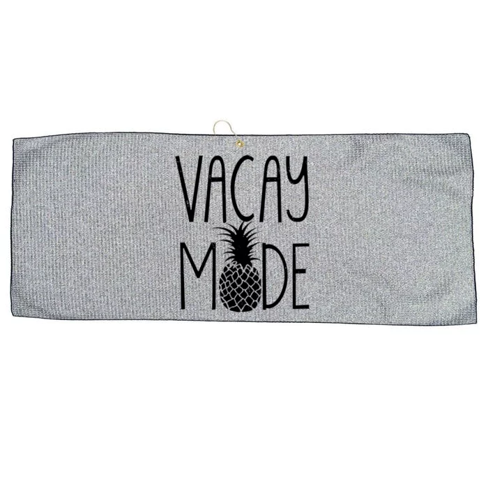 Vacay Mode Vacation Pineapple Large Microfiber Waffle Golf Towel