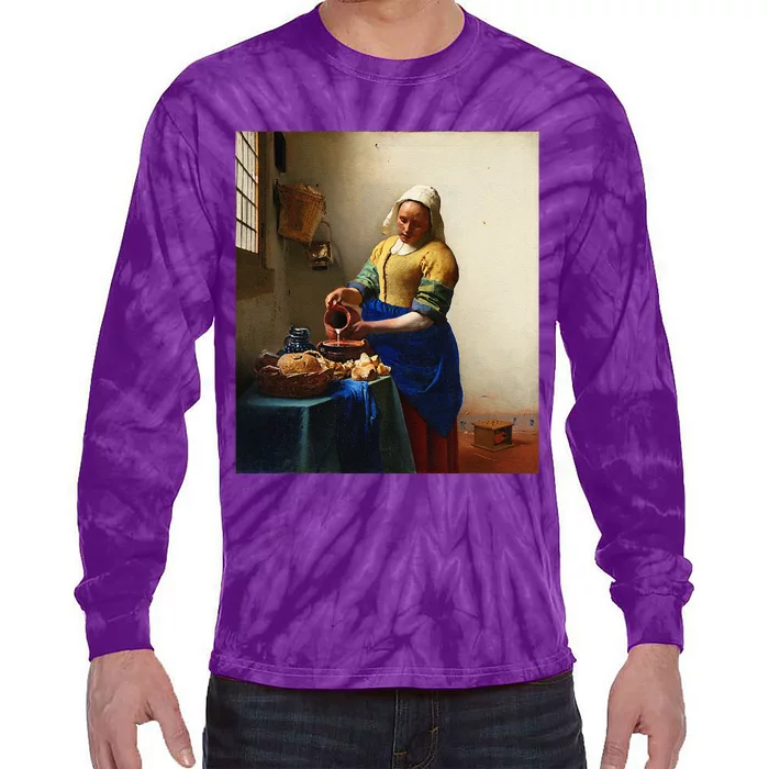 Vermeer Milkmaid Tie-Dye Long Sleeve Shirt