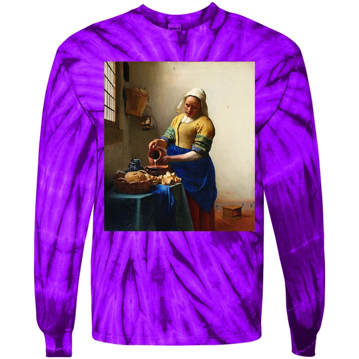 Vermeer Milkmaid Tie-Dye Long Sleeve Shirt