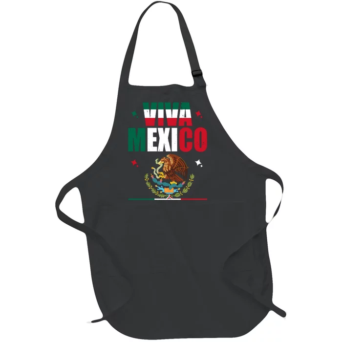 Viva Mexico Full-Length Apron With Pocket