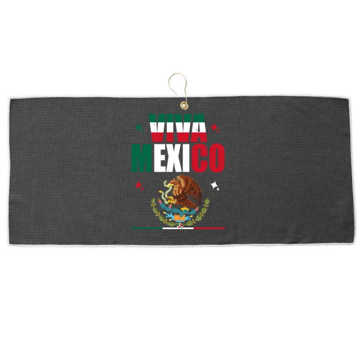 Viva Mexico Large Microfiber Waffle Golf Towel