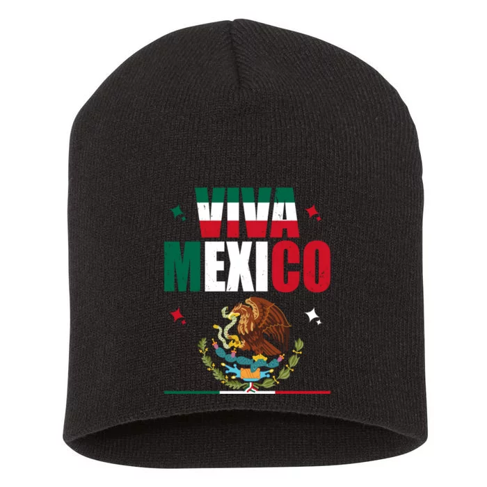 Viva Mexico Short Acrylic Beanie