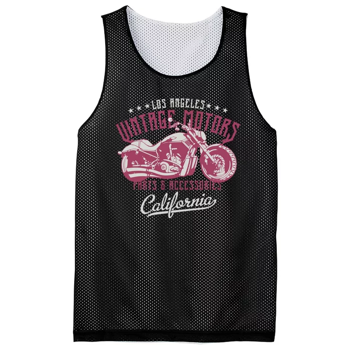 Vintage Motors Mesh Reversible Basketball Jersey Tank