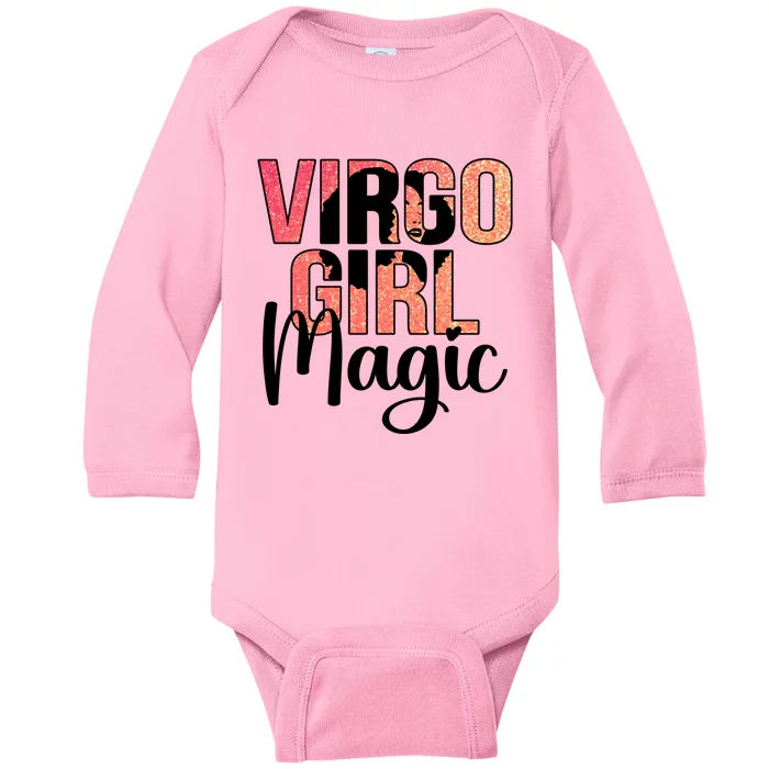 Virgo Magic Virgo Zodiac Sign Virgo Horoscope Gift Baby Long Sleeve Bodysuit