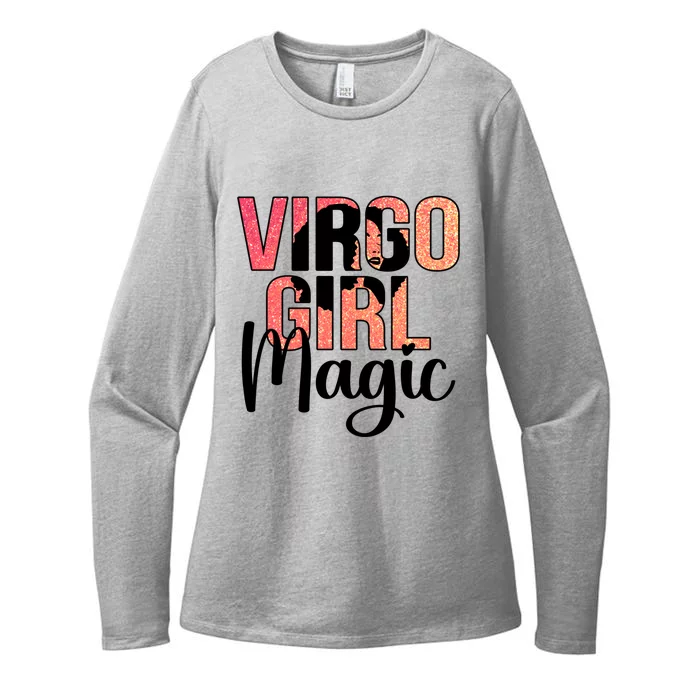 Virgo Magic Virgo Zodiac Sign Virgo Horoscope Gift Womens CVC Long Sleeve Shirt