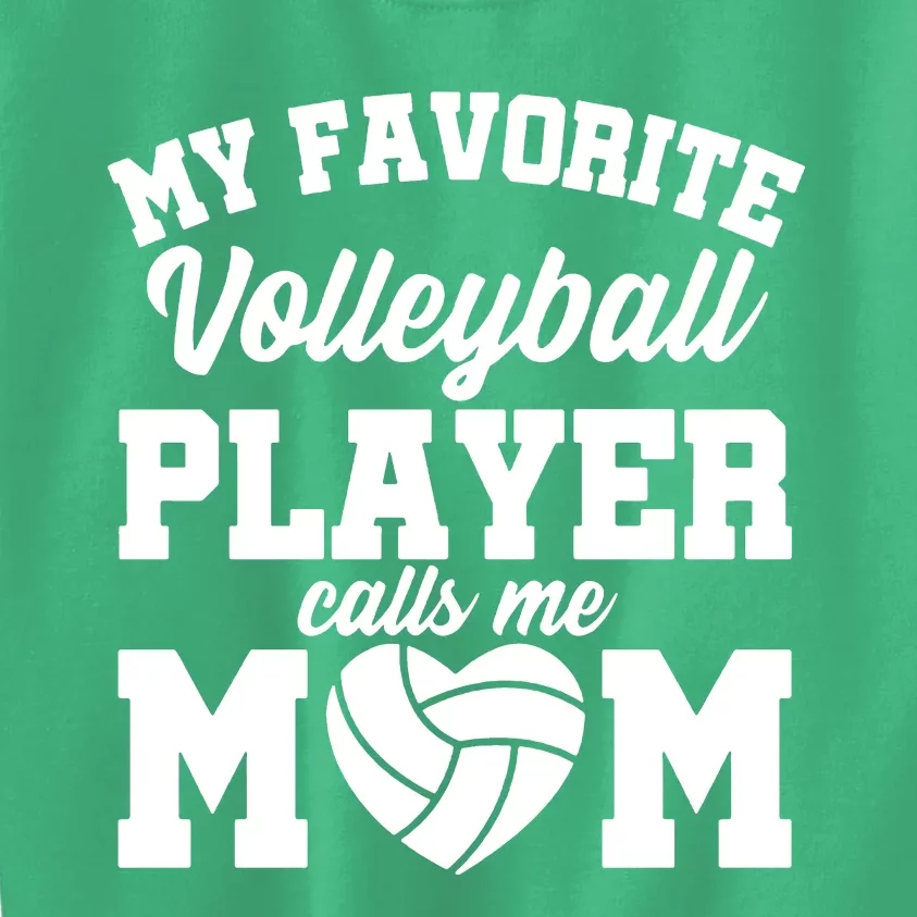 Volleyball Mom Kids Sweatshirt