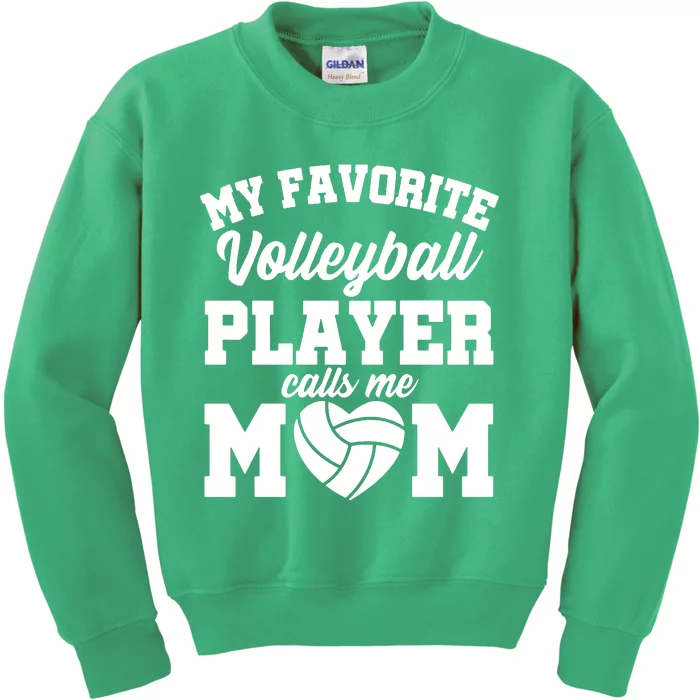 Volleyball Mom Kids Sweatshirt