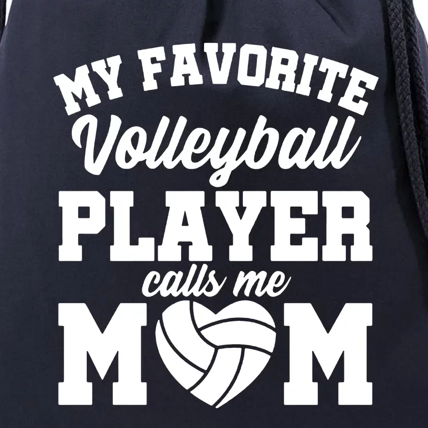 Volleyball Mom Drawstring Bag