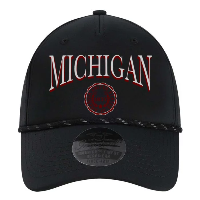 Vintage Michigan Varsity Style Performance The Dyno Cap