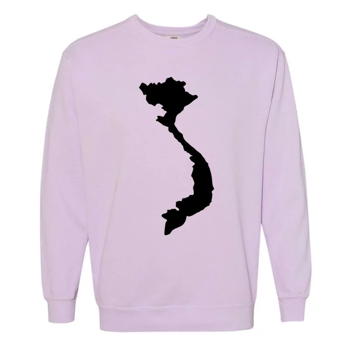 Vietnam Map Garment-Dyed Sweatshirt