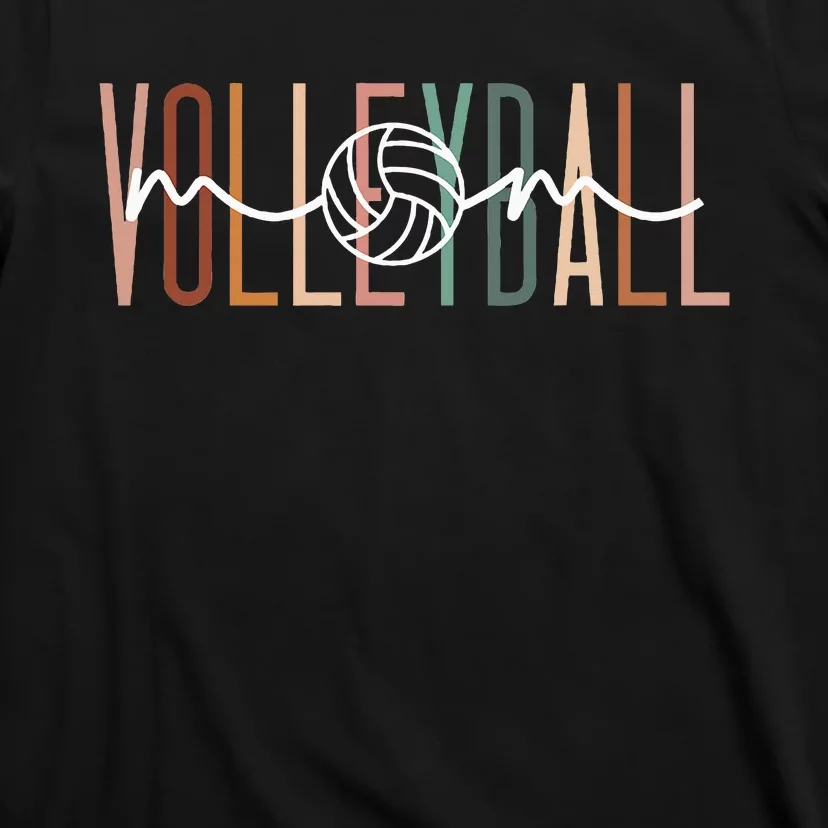 Volleyball Mom Volleyball Mama Cute Mom Life Volleyball T-Shirt