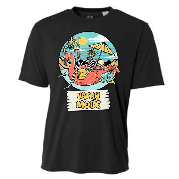 Vacay Mode Vacation Vibes Gift Cooling Performance Crew T-Shirt