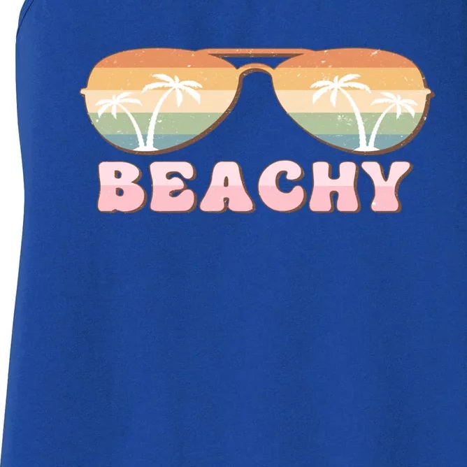 Vacay Mode Vibes Vacation Summer Cruise Getaway Beachy Gift Women's Racerback Tank