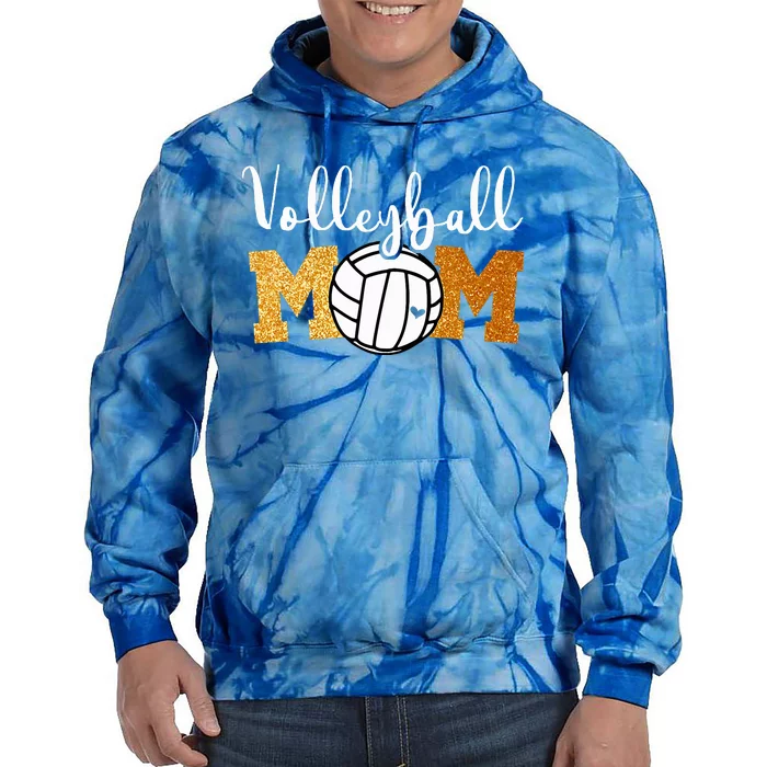 Volleyball Mom Volleyball Game Day Tie Dye Hoodie