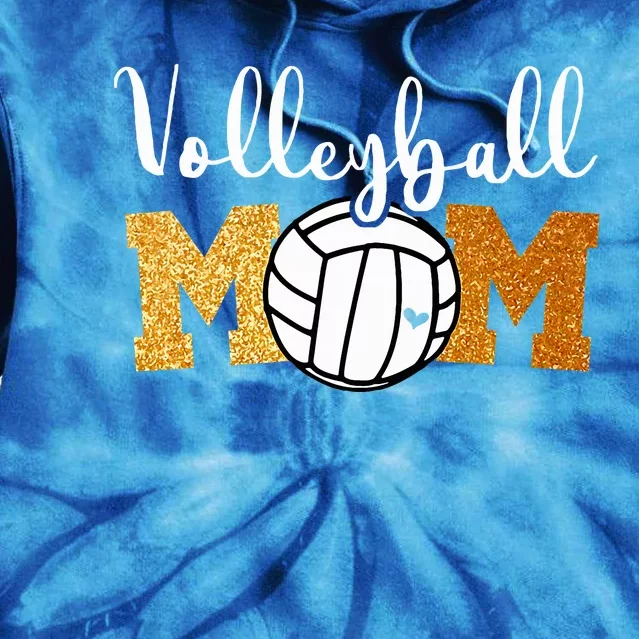 Volleyball Mom Volleyball Game Day Tie Dye Hoodie