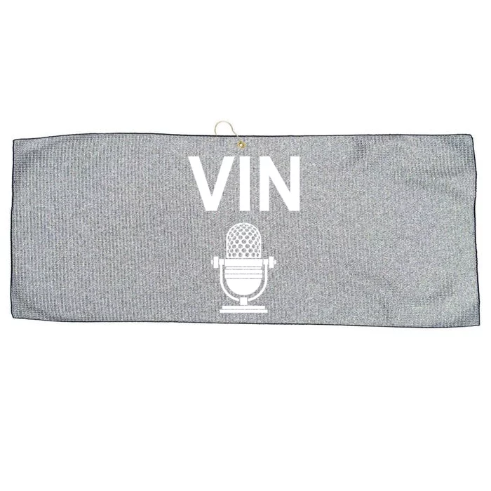 Vin Microphone Large Microfiber Waffle Golf Towel