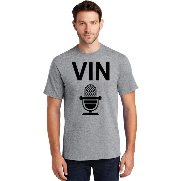 Vin Microphone Tall T-Shirt