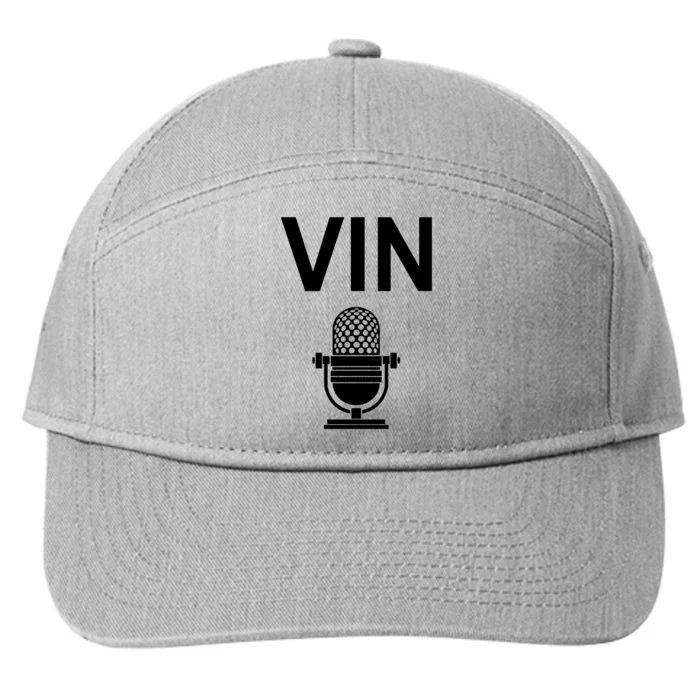 Vin Microphone 7-Panel Snapback Hat