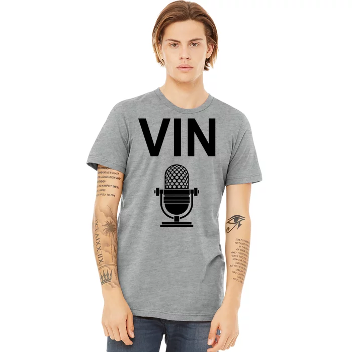 Vin Microphone Premium T-Shirt