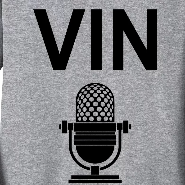 Vin Microphone Kids Long Sleeve Shirt