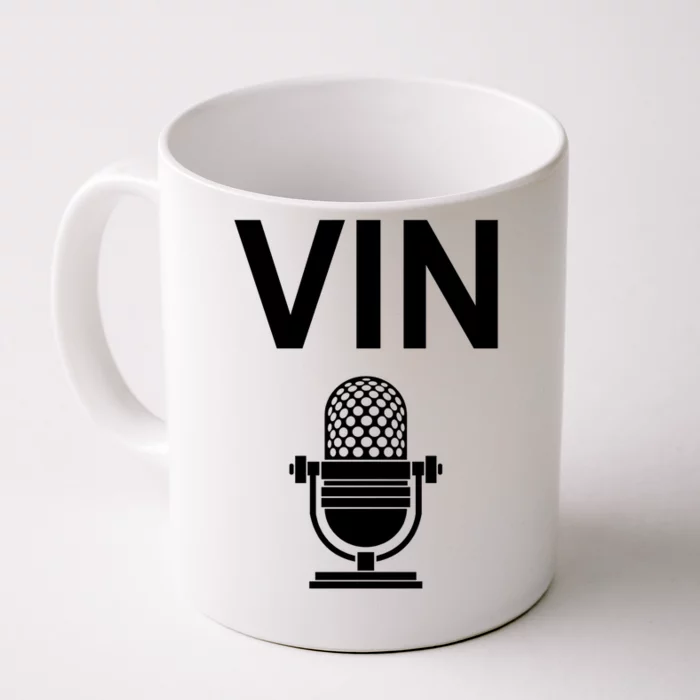 Vin Microphone Front & Back Coffee Mug