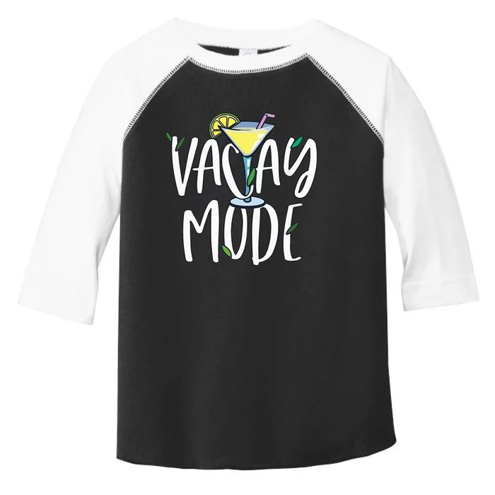 Vacay Mode  Vacation Outfit Cocktail Lover Toddler Fine Jersey T-Shirt