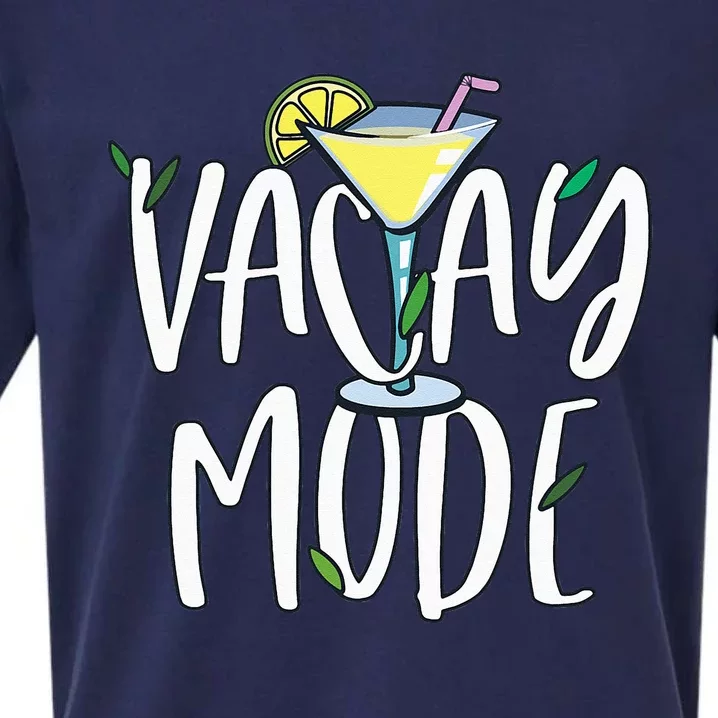 Vacay Mode  Vacation Outfit Cocktail Lover Sueded Cloud Jersey T-Shirt